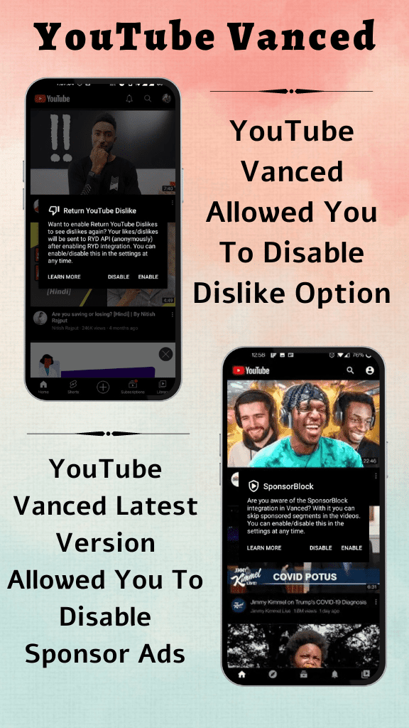 YouTube Vanced Apk Features
