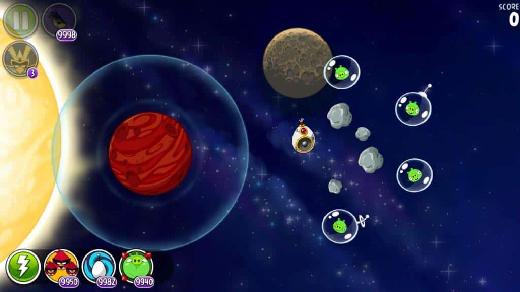 Angry Birds Space Gameplay