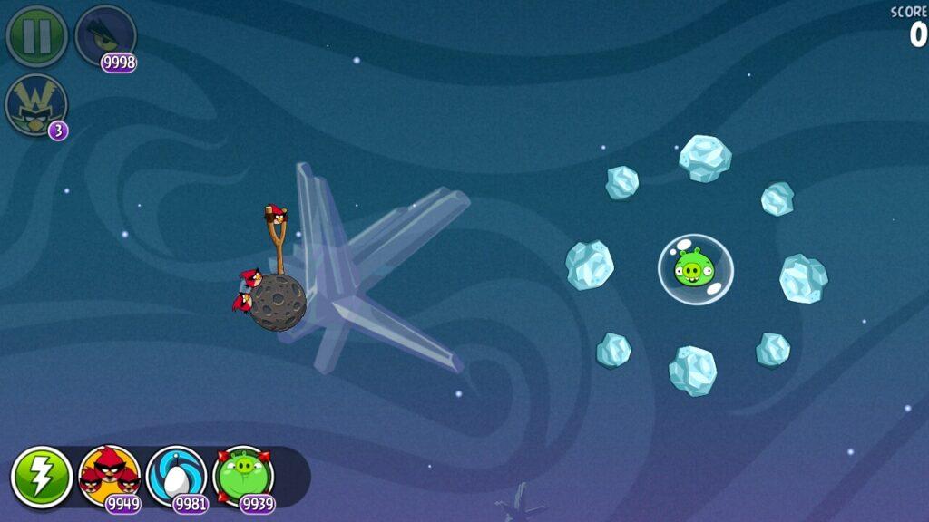 Angry Birds Space Gameplay