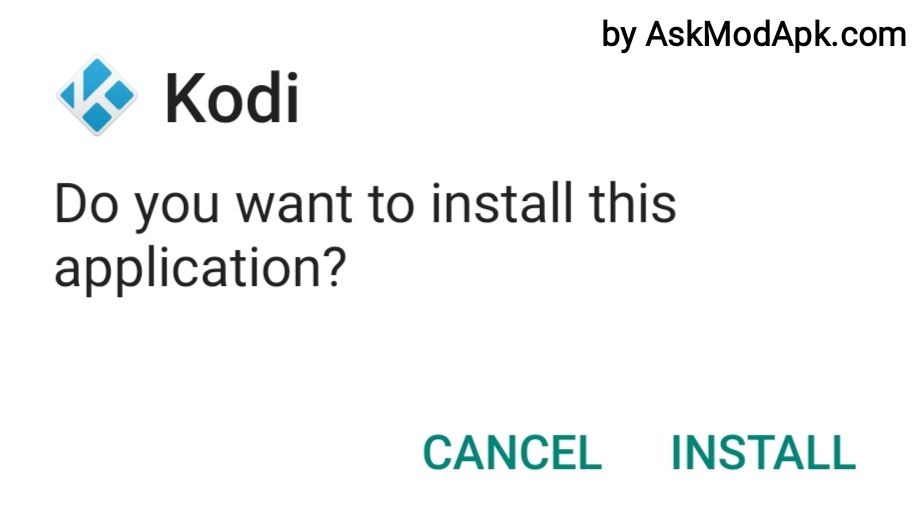 Kodi APK - Installation