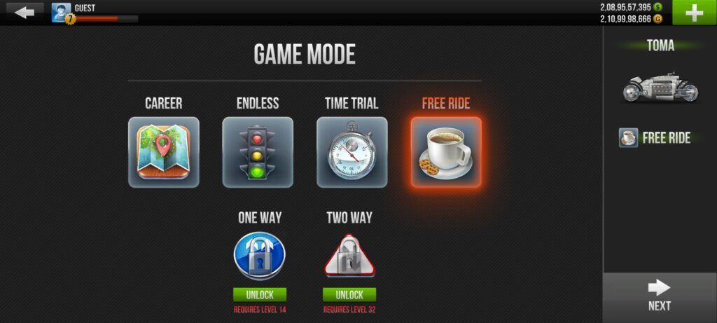 Traffic Rider MOD APK- Game Mode
