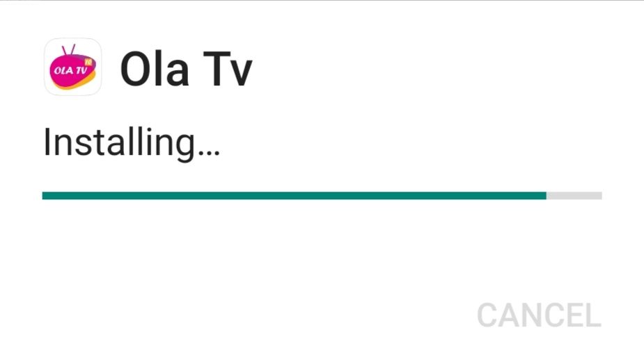 Ola TV - Installing