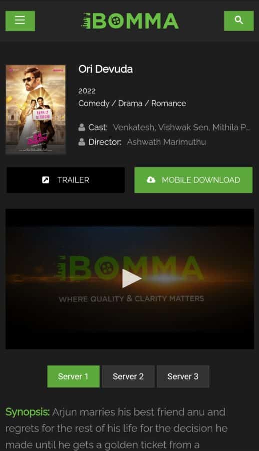 IBomma Apk Movies Overview