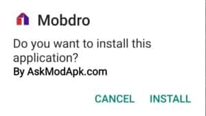 Install Mobdro Mod App 