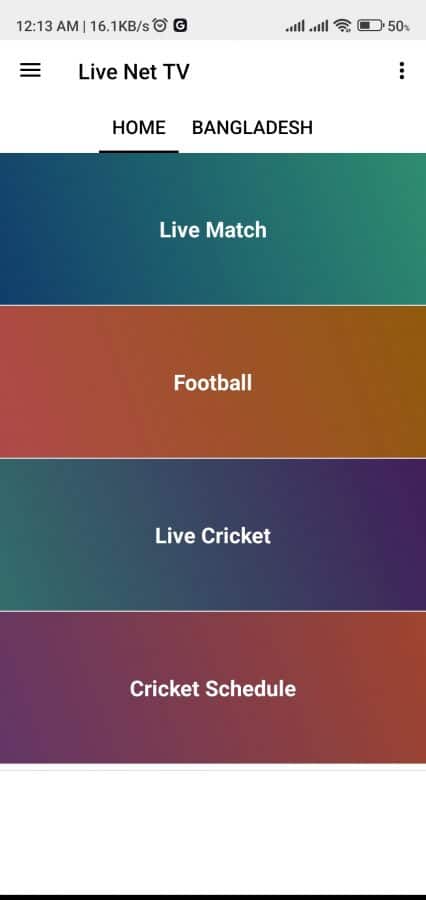 Live Net Tv All Categories