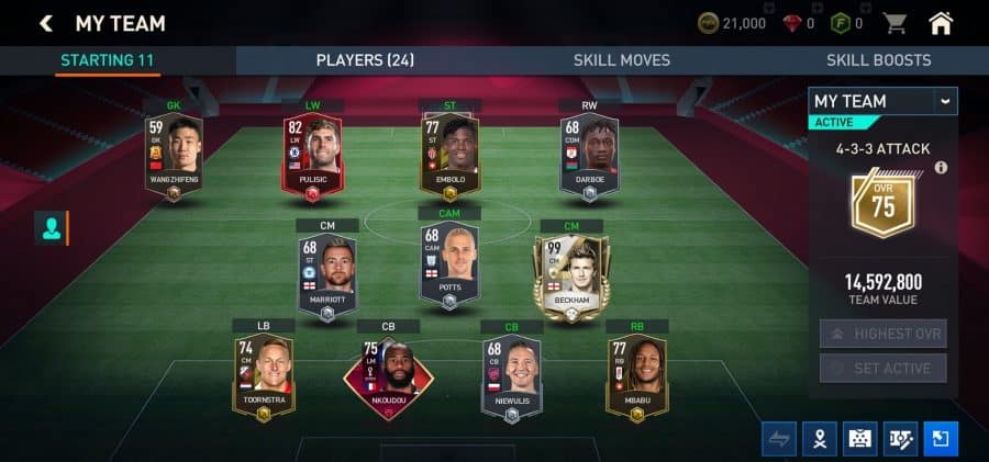 Change Your Players In FIFA Mobile Mod Apk