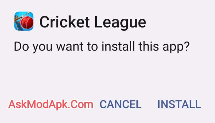 Install Cricket League MOD Apk