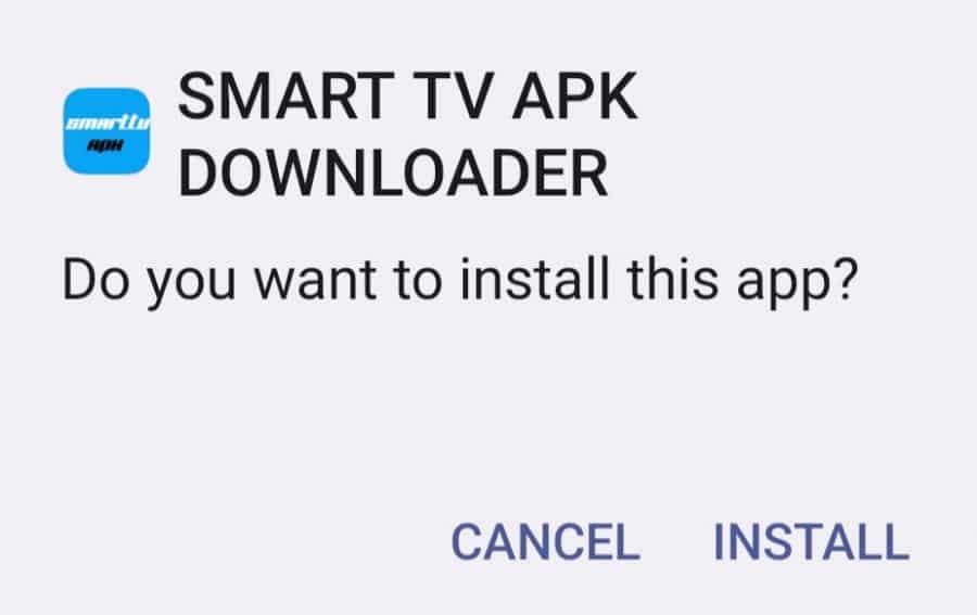 Install Smart TV Apk Downloader