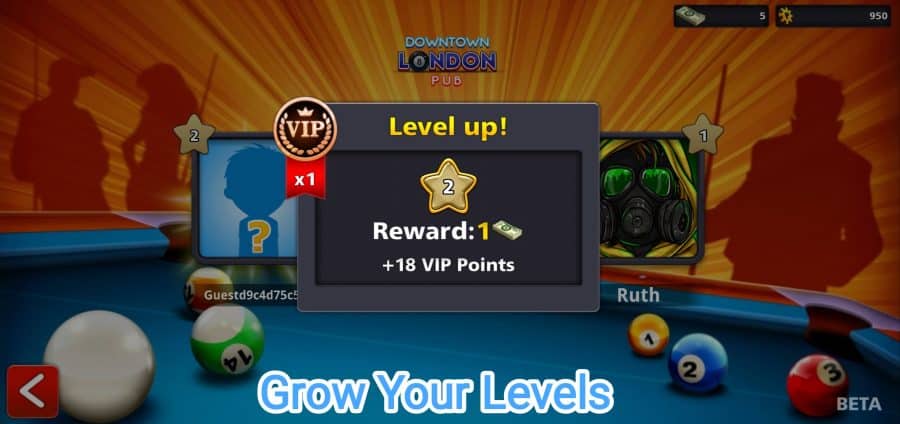 Level Up In 8 Balls Pool MOD Apk