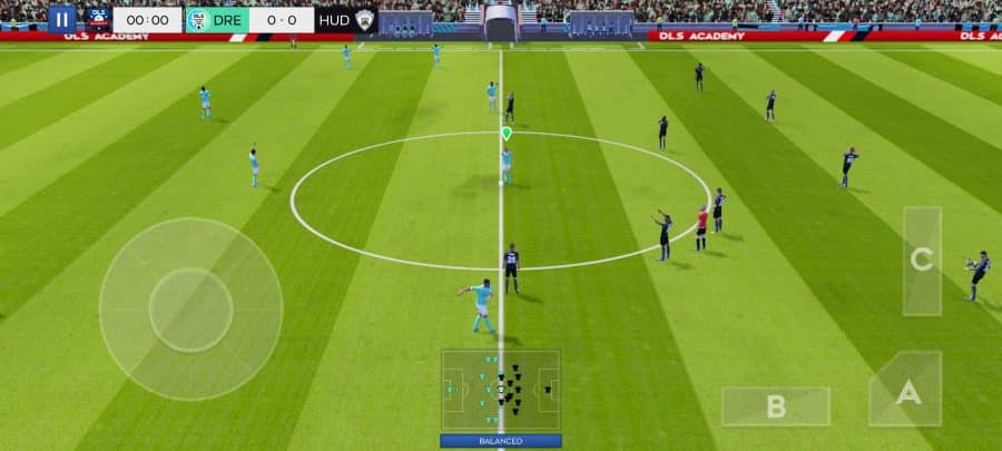 Playing Map In Dream League Soccer 23 MOD Apk