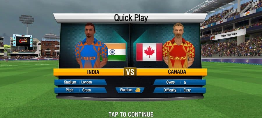 Quick Play Matches In World Cricket Championship 2 MOD Apk