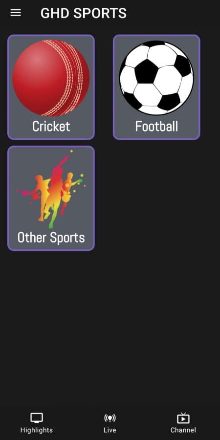 Watch All Sports In GHD Sports